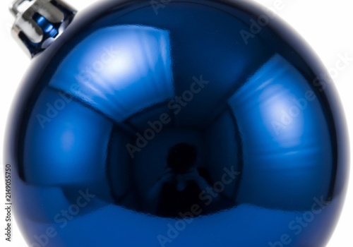 Azure Orb's Reflective Depths