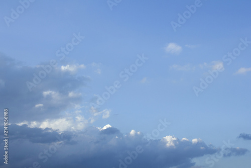 Canvas Print It is the sunset sky