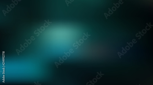 Blurred abstract background, with deep teal, and dark blue, gradient tones