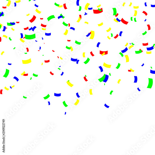 Falling Confetti Celebration Background - Vibrant Party Design