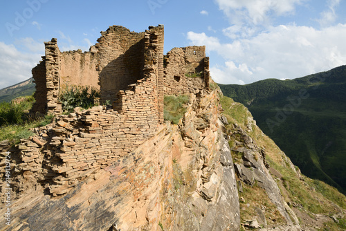 Old abandoned village Goor in Dagestan, Russia.