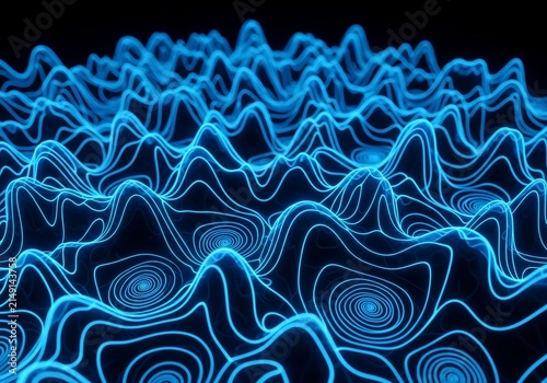 Luminous Currents: An Electric Tide