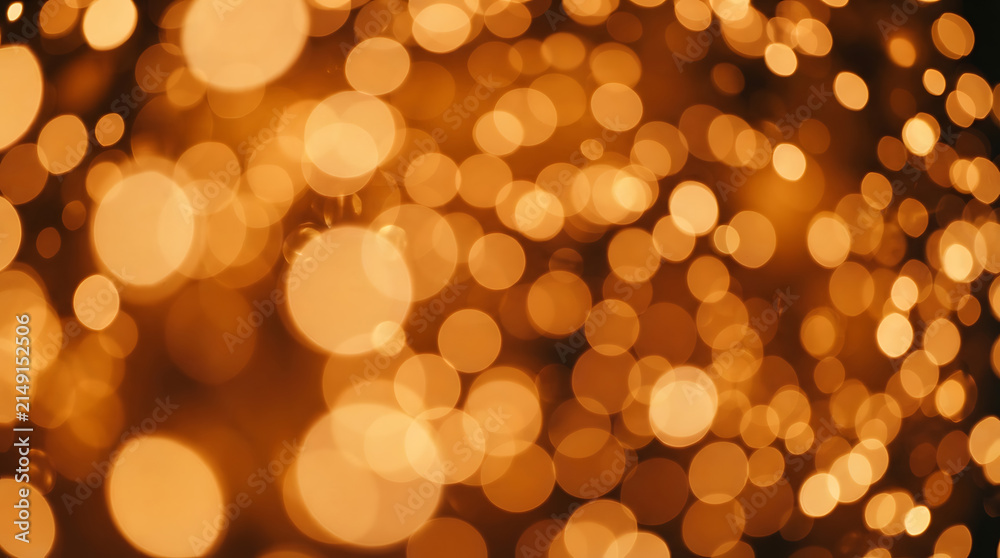 Fototapeta premium Abstract Golden Bokeh Lights Background