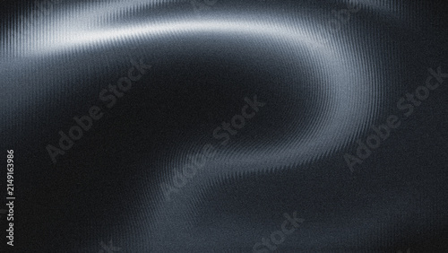 Photography Dark charcoal grey texture, a soft undulating silver light with distinct ribbed patterns and fine digital grain, ideal for modern digital presentations