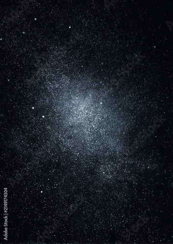 Celestial Canvas - A Glimpse into the Starry Depths of Space.