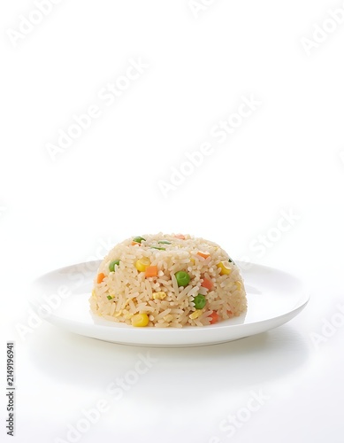 Delicious homemade cheese and herb stuffed muffin on white plate.