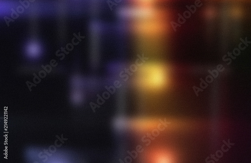 Foto Blurry abstract light trails on dark background