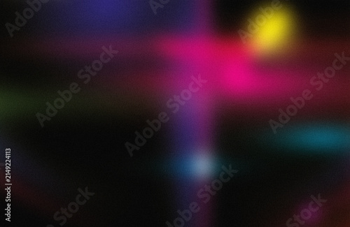 Abstract colorful light bokeh effect