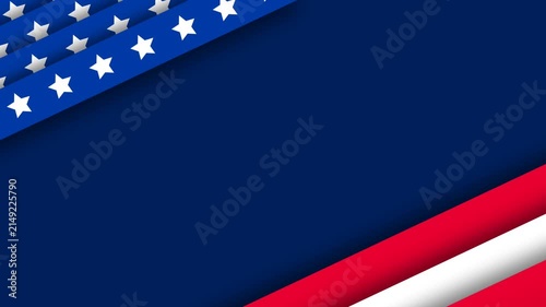Patriotic American Flag Background for Labor Day and National Holidays.