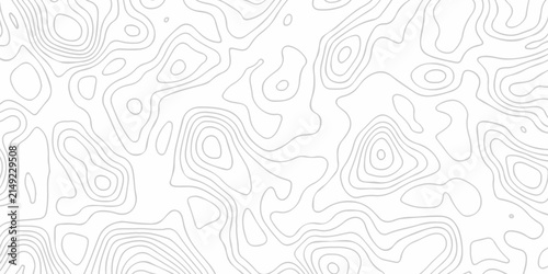 Black and white lines seamless Topographic map patterns, topography line map. Vintage outdoors style. The stylized height of the topographic map contour in lines and contours isolated on transparent.