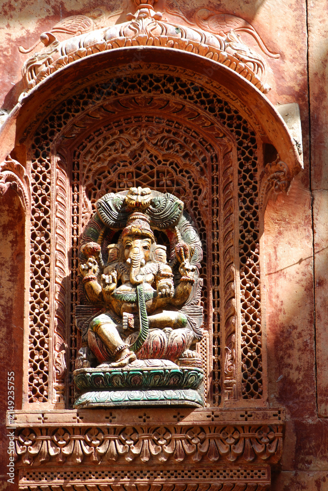 Fototapeta premium detail of a hindu temple