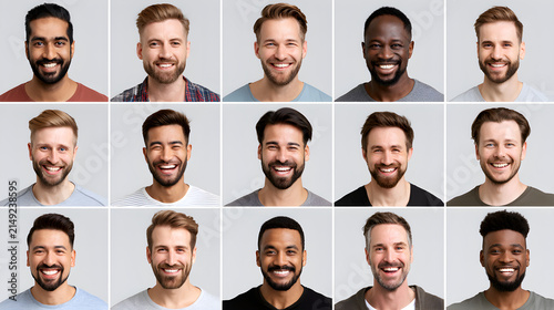 Sporty Men Passport Collage