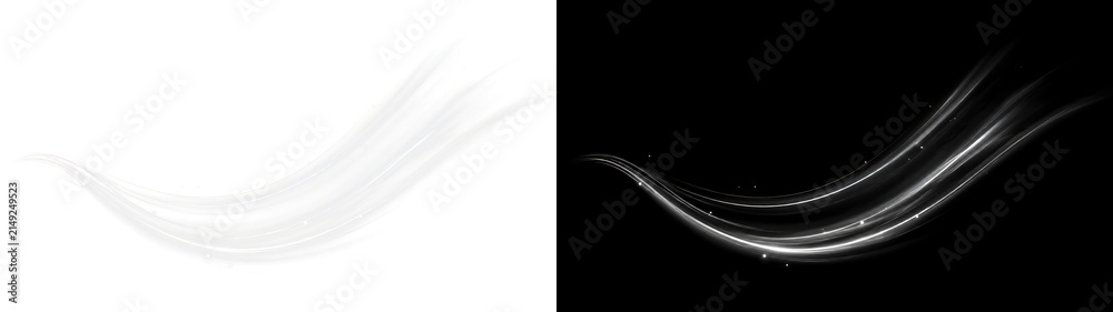Fototapeta premium 突風 PNG 透明 切り抜き 風 気流 エアコン スピード モーション 背景 デザイン 素材.