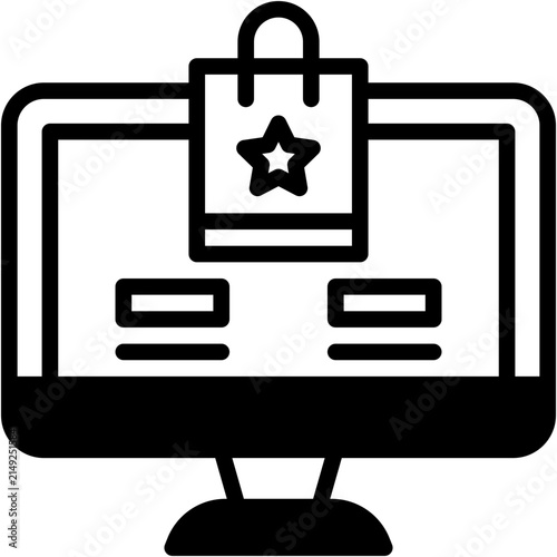 Online Shop E Commerce Store Vector Illustration