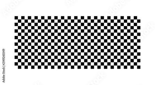 Black and White Checkered Pattern Background with Seamless Geometric Square Design