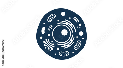 Animal Cell Icon Isolated