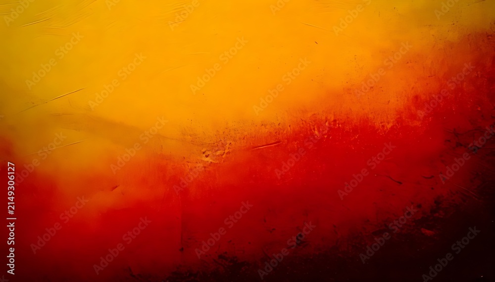 Fototapeta premium Abstract background with vibrant orange and red gradient texture.