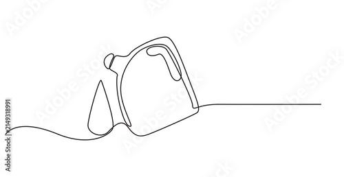 Car Engine Oil, Car Service line icon continuous one line drawing, Continuous line of oil jerry cans animation, Motor lubricant dispenser continuous one line drawing minimalism design, Continuous line