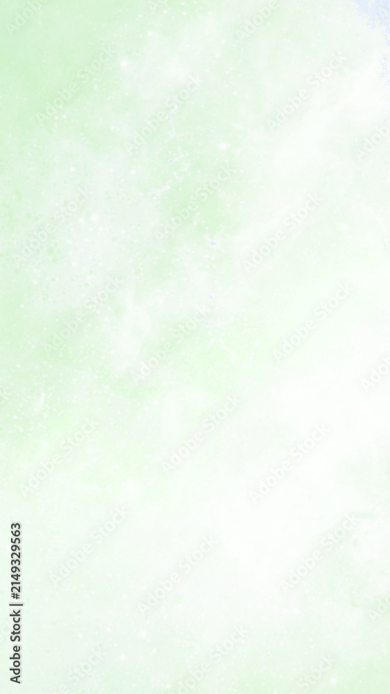 Fototapeta premium Soft green mist watercolor wash background
