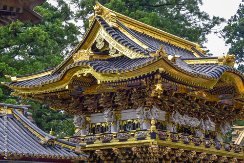 Obraz na plátne Yomeimon gate (Two-storied gate), Tosho-gu shrine, Nikko, Japan