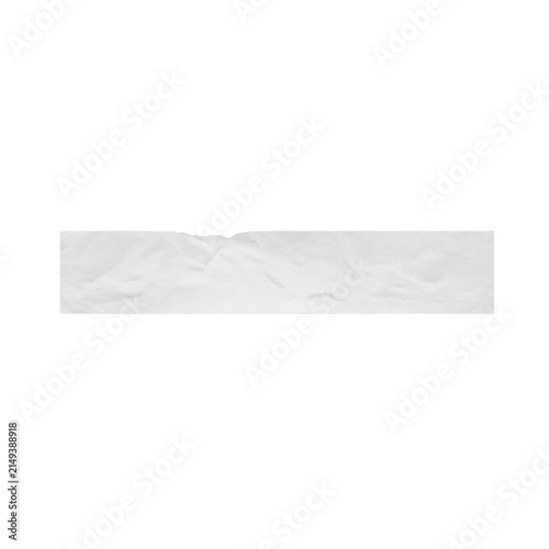 Torn masking tape