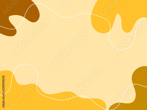 Abstract Organic Fluid Shapes Background Design