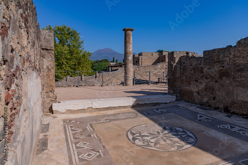 Ruins of Pompeii near Naples