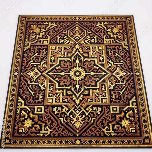Technical Drawing Pattern East. Arabian-Inspired, Seamless Pattern Design