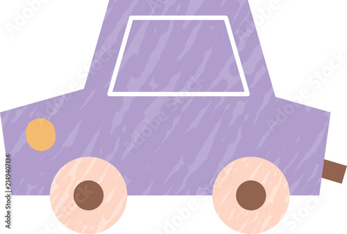 hand drawn car doodle illustration