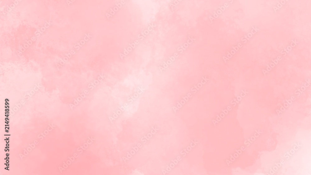 Fototapeta premium Pale blush pink watercolor paper background.