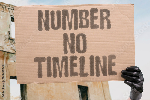 Foto "Number No Timeline" A reference was given but no schedule for resolution