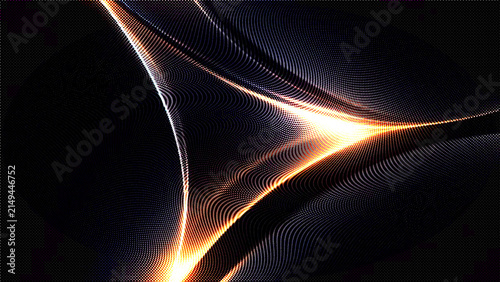 Obraz na płótnie Abstract cosmic light explosion