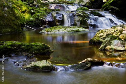 Germany, Bavarian Forest, Steinklamm, Waterfall