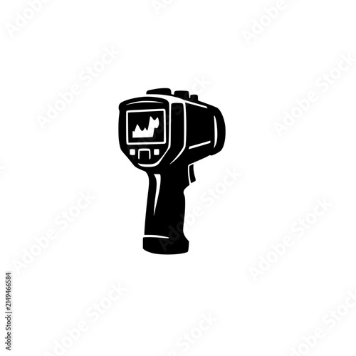 Thermal imaging camera icon for temperature measurement
