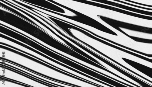 Abstract black and white liquid waves forming a smooth texture pattern