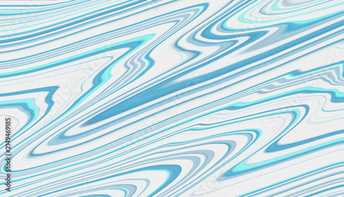 Abstract blue liquid marble waves flowing in a dynamic modern pattern