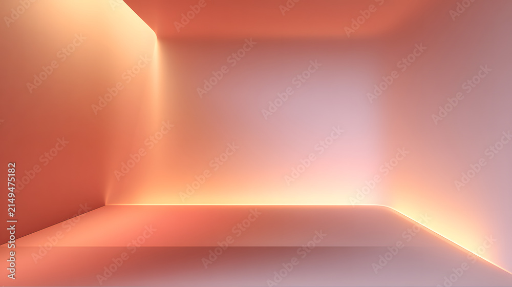 Obraz premium empty stage with light