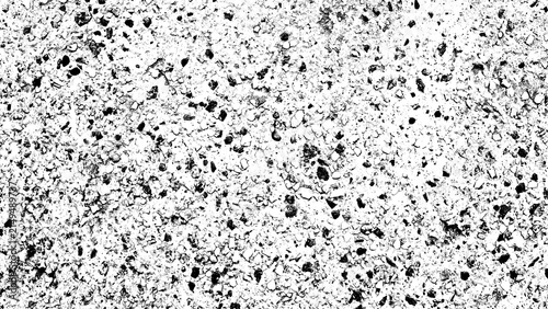 Industrial concrete texture with dark stone debris and grit overlay design.