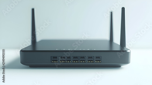 wireless router on white