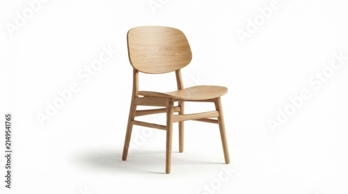 Wooden chair design for modern interior spaces