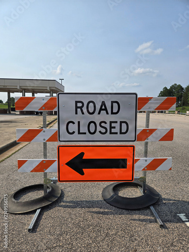 road sign on the road