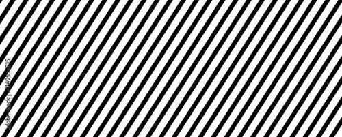 Принти на полотні Black diagonal stripe pattern background on transparent background