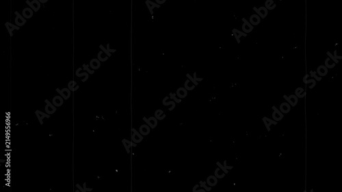 Vintage analog film background with old TV noise FX, fine scratch lines, retro cinema texture background, strip texture featuring black organic grain, 4k video