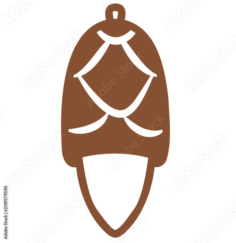 vector illustration of acorn