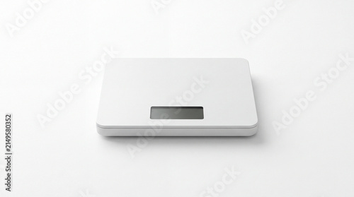 Digital Kitchen Scale: A sleek, modern digital kitchen scale with a minimalist design rests on a clean surface, ready to measure ingredients with precision for culinary creations.