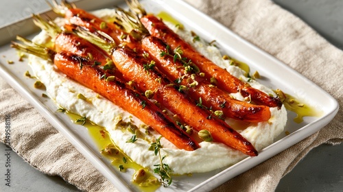 Roasted Carrots with Yogurt