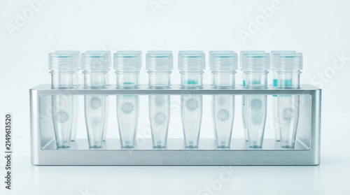 West Nile Virus Samples in Laboratory Test Tubes for Medical Research and Diagnostics