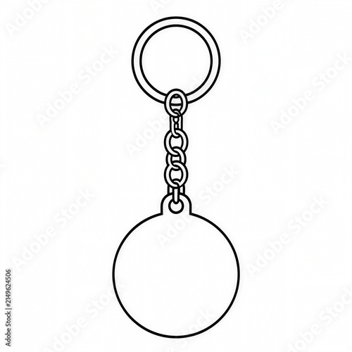 Round Keychain