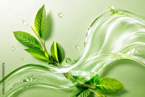 green leaves background
