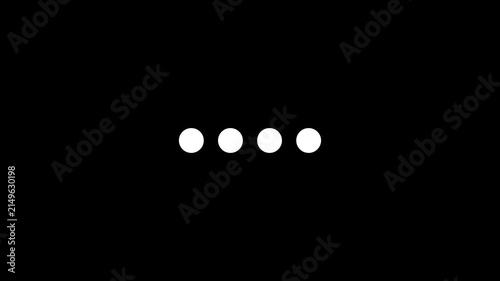 typing circle shape loading animation and buffering icon animation looped isolated background